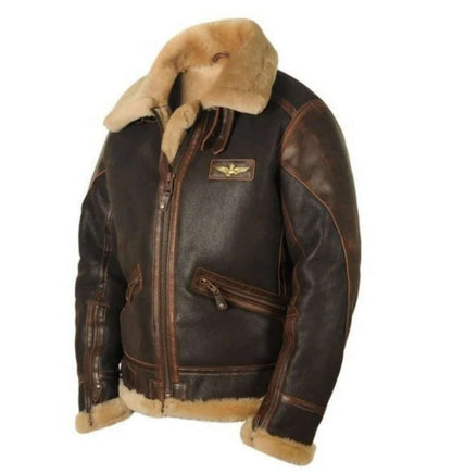 Men's Retro Style Leather Jacket