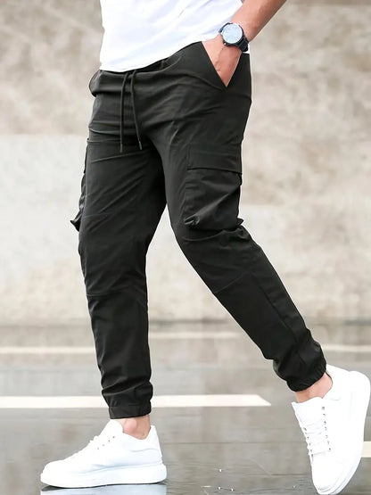 Men's Modern Drawstring Cargo Pants