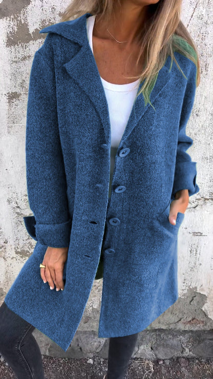 Elegant Women's Long Stylish Coat