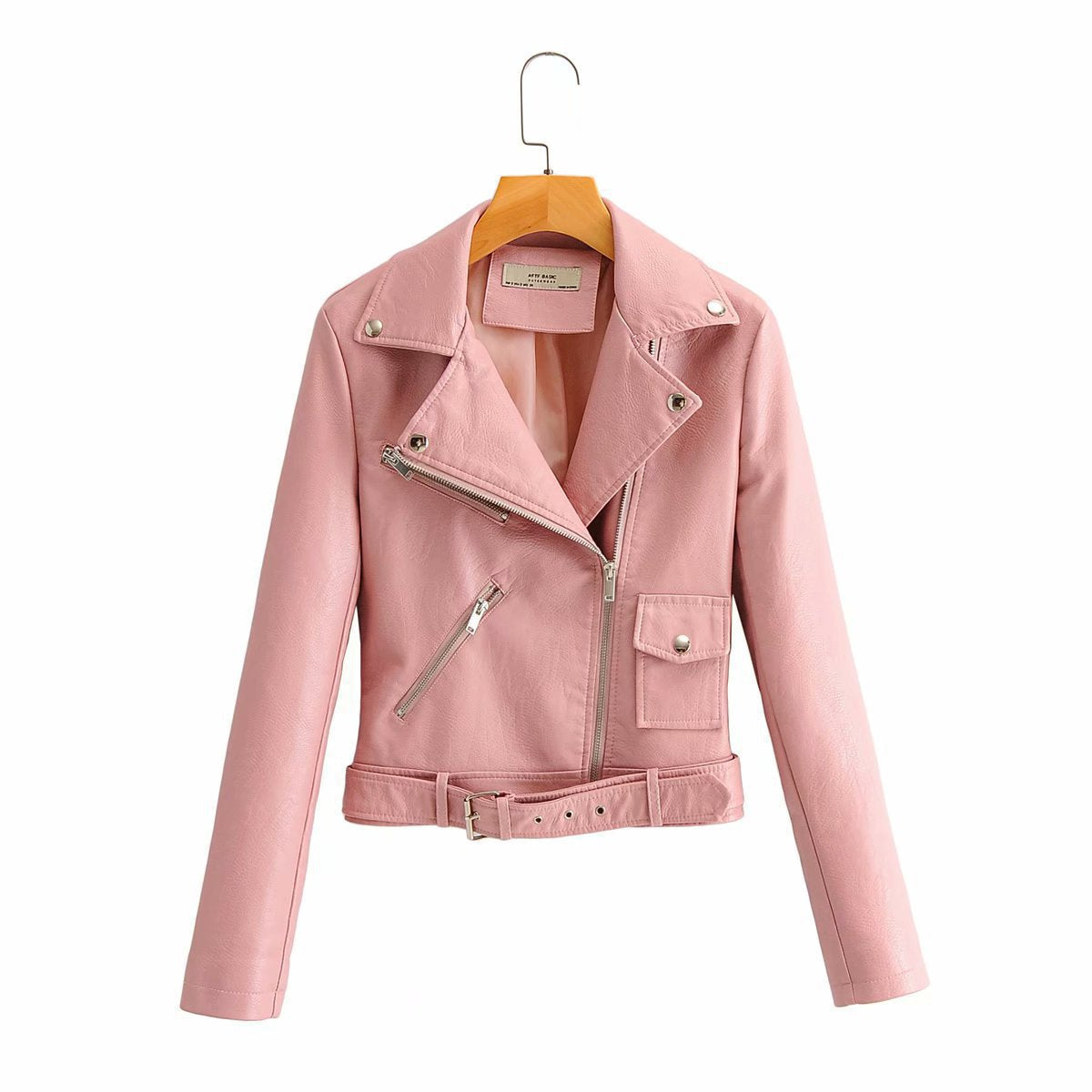 Mia - Luxury Leather Jacket Women Elegant Black