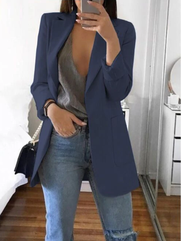 Schmale Blazer Damen Modern Elegant