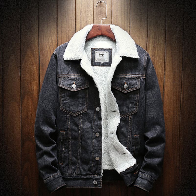 Fashionable Women's Denim Winter Jacket