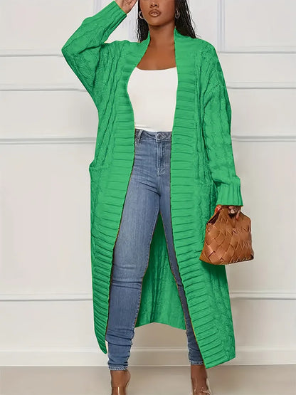 Women's Long-Sleeved Knitted Vest