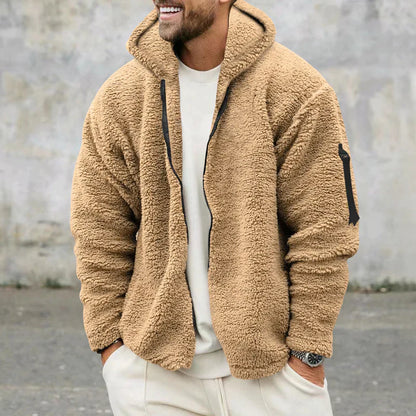 Gemütlicher Herren Pullover Kapuze - IdealeKleiden