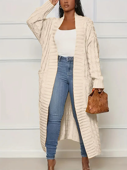 Women's Long-Sleeved Knitted Vest
