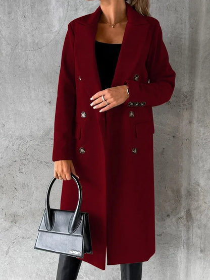 Women's Elegant Lapel Winter Jacket