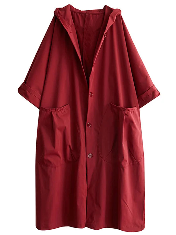 Winter Coat Long Damon Hood Pockets
