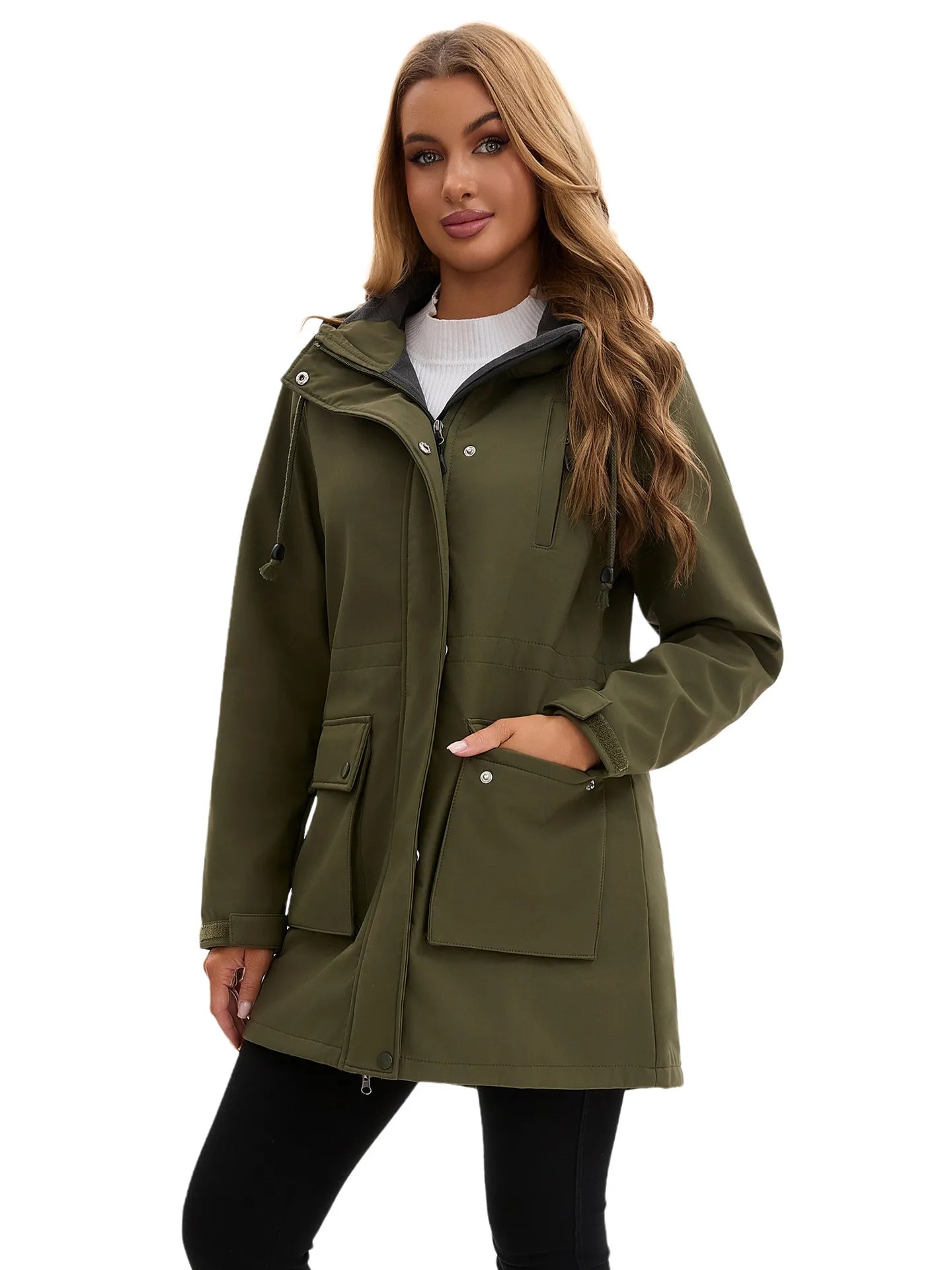 Women's Waterproof Softshell Jacket Hooded