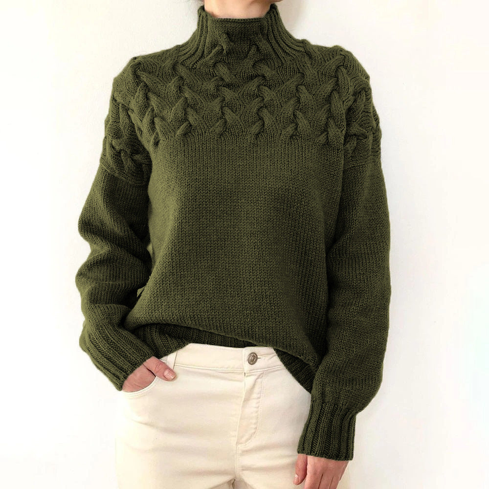 Soft Knitted Turtleneck Top
