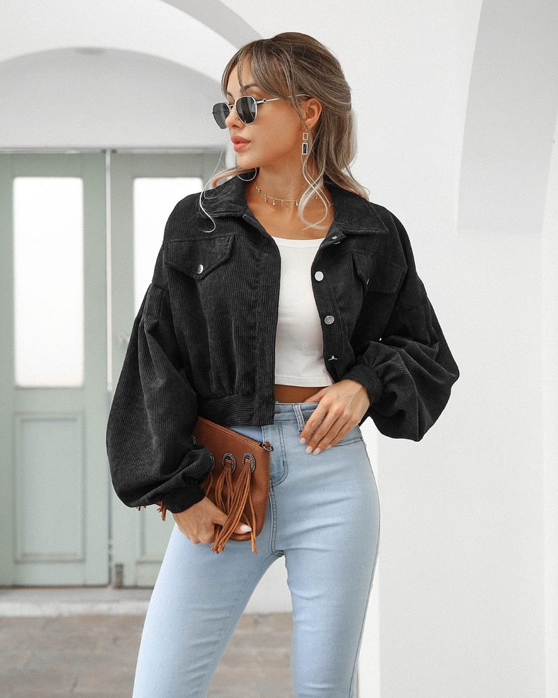 Damen Jacke Modern Komfortabel - IdealeKleiden