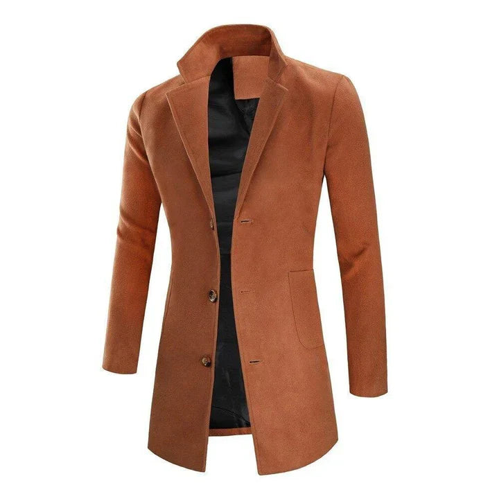 Men's Long Tailored Elegant Coat