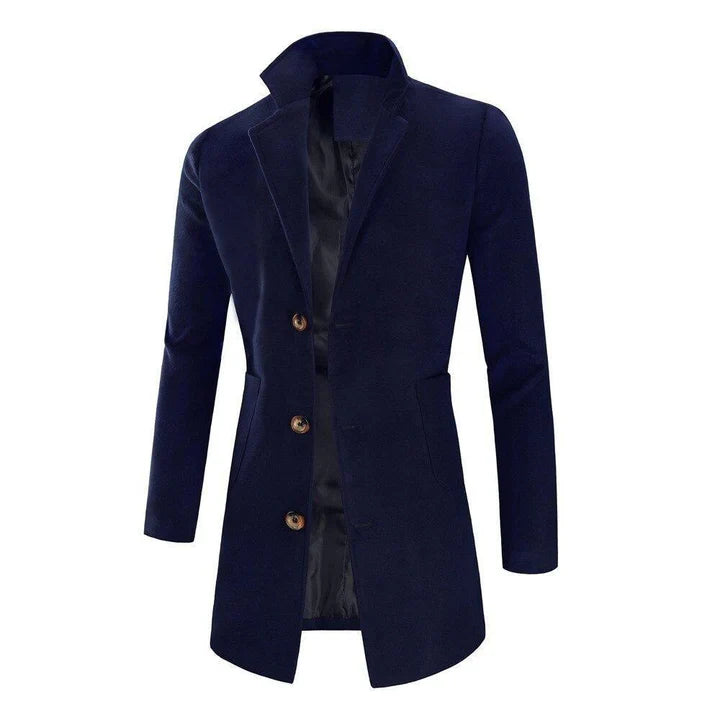 Men's Long Tailored Elegant Coat