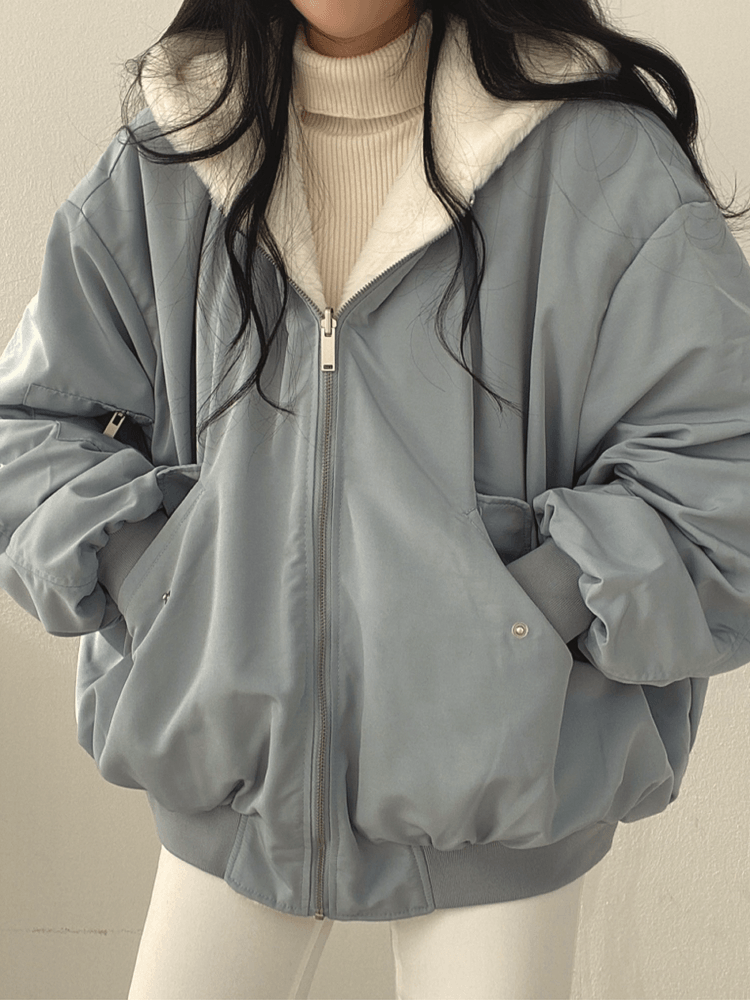 Plus Size Women's Jacket Soft Fleece Lining