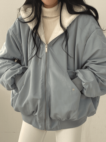 Women's Modern Oversized Leather Jacket