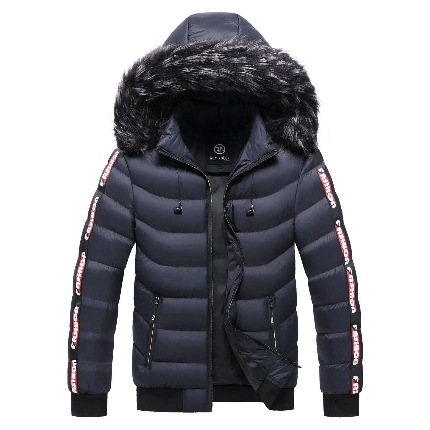 Women's Winter Dress Fur Hood