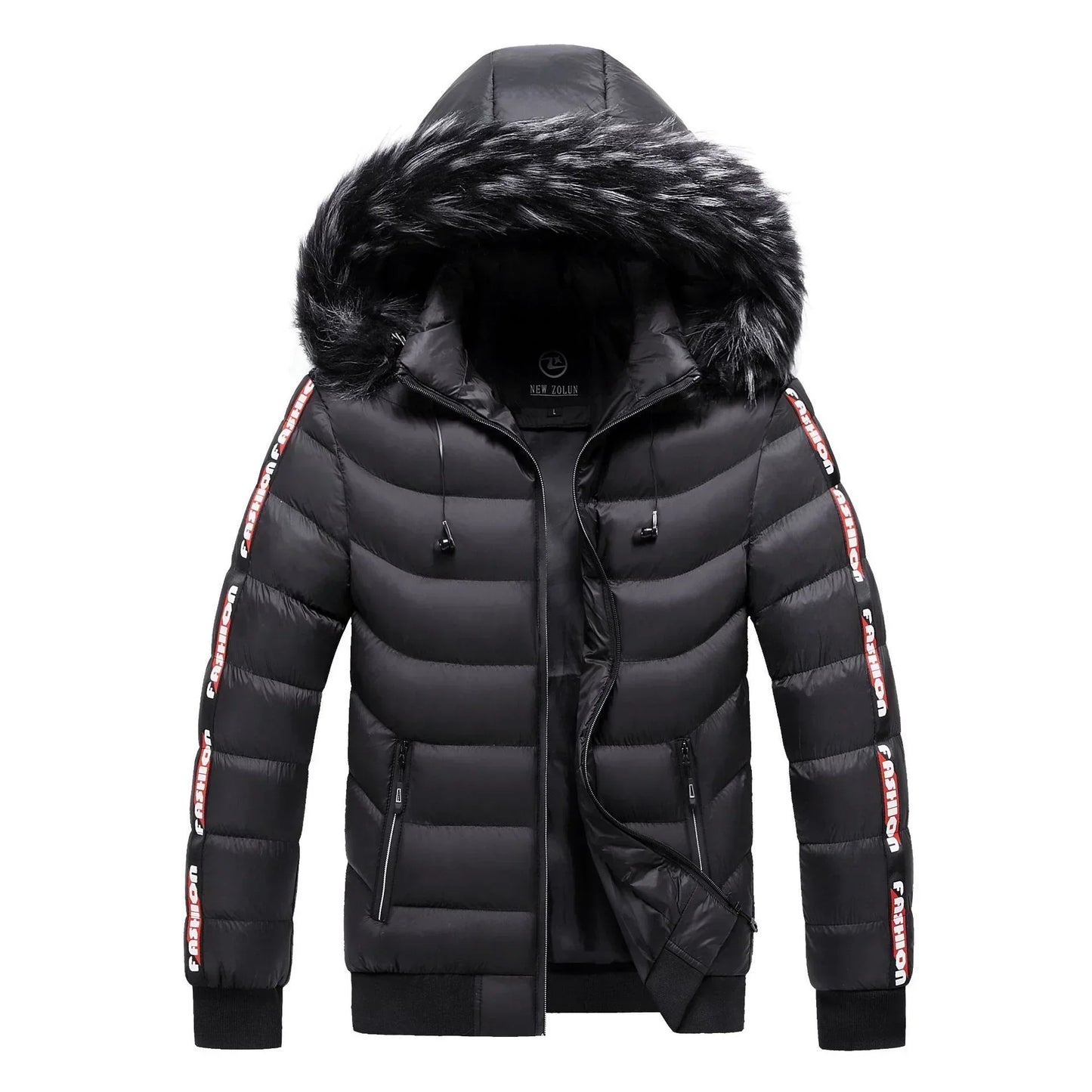 Women's Winter Dress Fur Hood