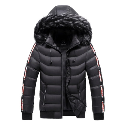 Women's Winter Dress Fur Hood