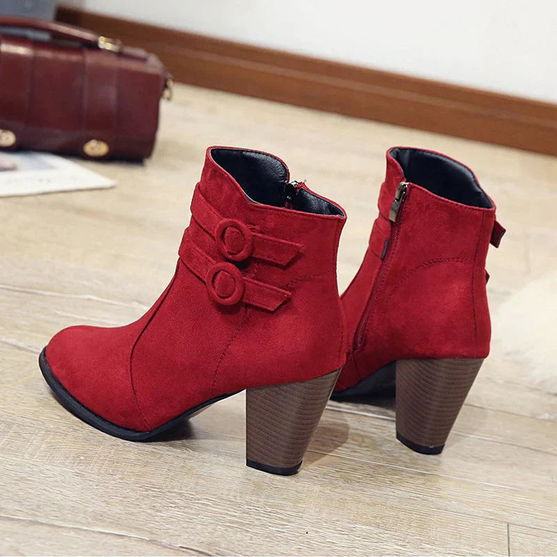 Stilvolle Stiefeletten Damen Schuhe - IdealeKleiden