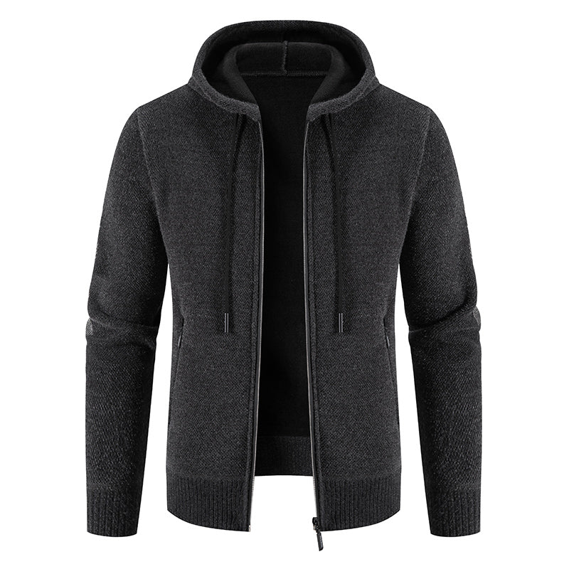Henry - Men's Warm Fleece Hooded Jacket