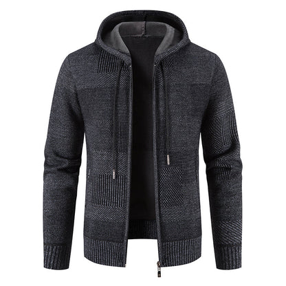 Henry - Men's Warm Fleece Hooded Jacket