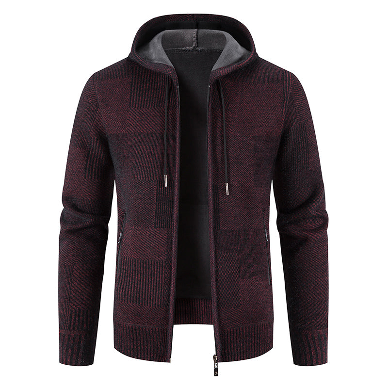 Henry - Men's Warm Fleece Hooded Jacket