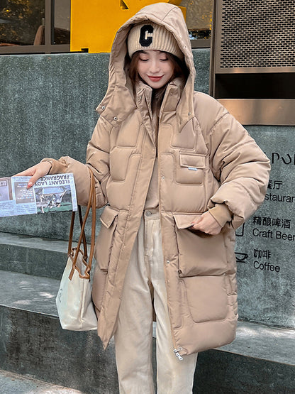 Elegant Women's Long Winter Jacket