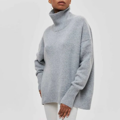 Soft Winter Sweaters Oversized Turtleneck