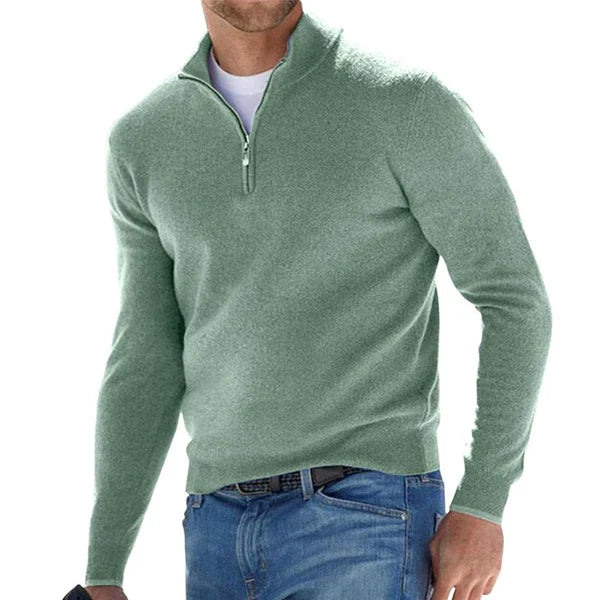 Men's Sweater Zipper Modern Sporty