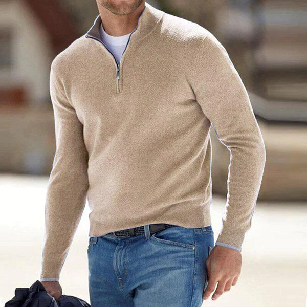 Men's Sweater Zipper Modern Sporty