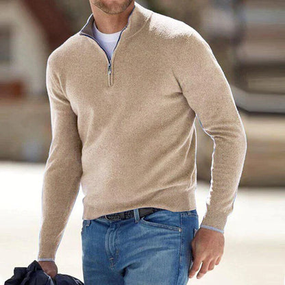 Men's Sweater Zipper Modern Sporty