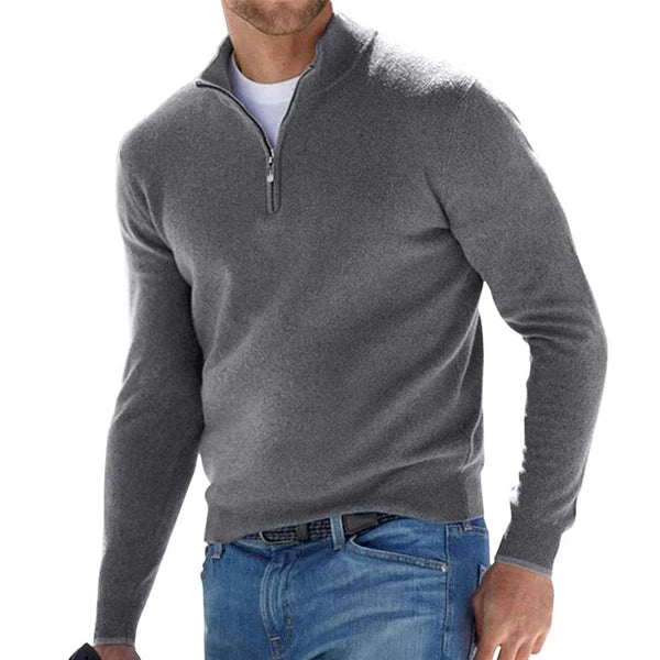 Men's Sweater Zipper Modern Sporty