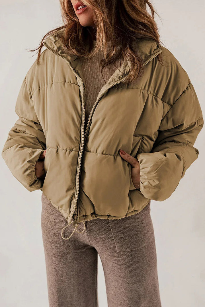 Stylish Women's Jacket With Zipper
