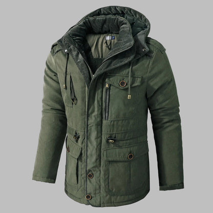 Men's Winter Jacket Practical With Many Pockets