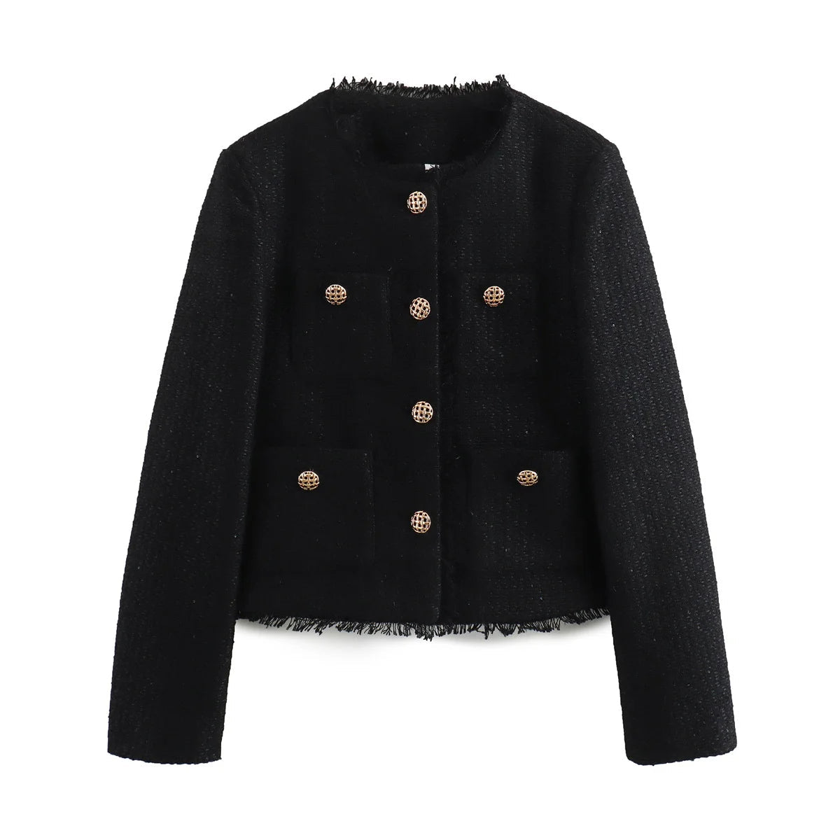 Stylish Boucle Coat for Women