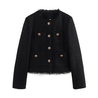 Stylish Boucle Coat for Women