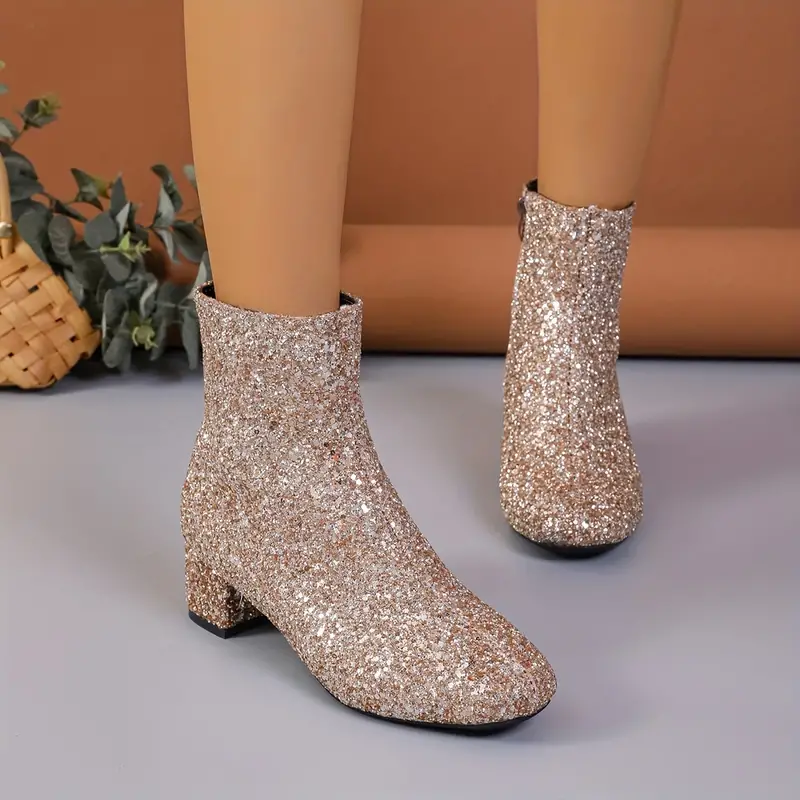 Women's Boots Synthetic Mid Heel