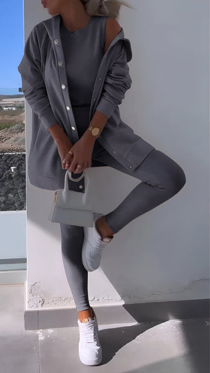 Hoodie Cardigan Cozy