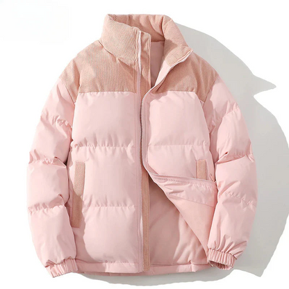 Women's Quilted Winter Jacket Insulated Elastic