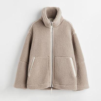 Soft Sherpa Jacket Oversized Warm
