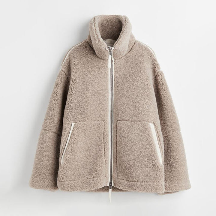 Soft Sherpa Jacket Oversized Warm