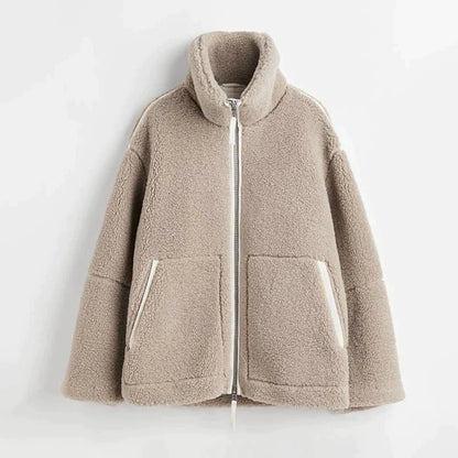 Soft Women's Lambswool Winter Jacket