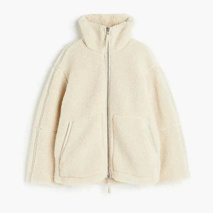 Soft Women's Lambswool Winter Jacket