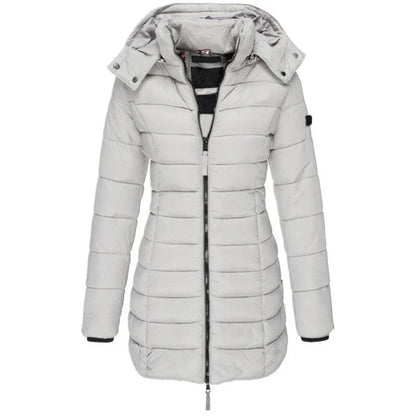Down jacket Hood Zipper Warm Insulated