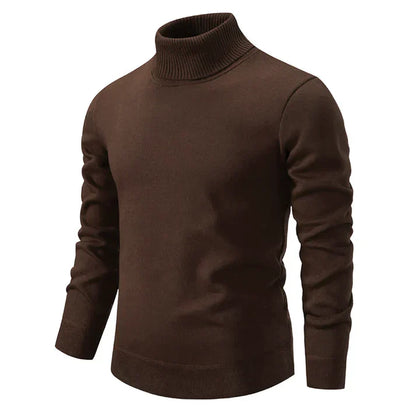 Lucciano - Men's Modern Style Turtleneck Sweater