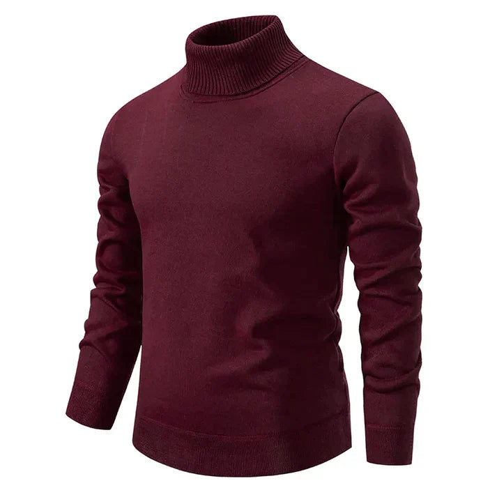Lucciano - Men's Modern Style Turtleneck Sweater