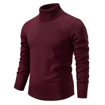 Lucciano - Men's Modern Style Turtleneck Sweater