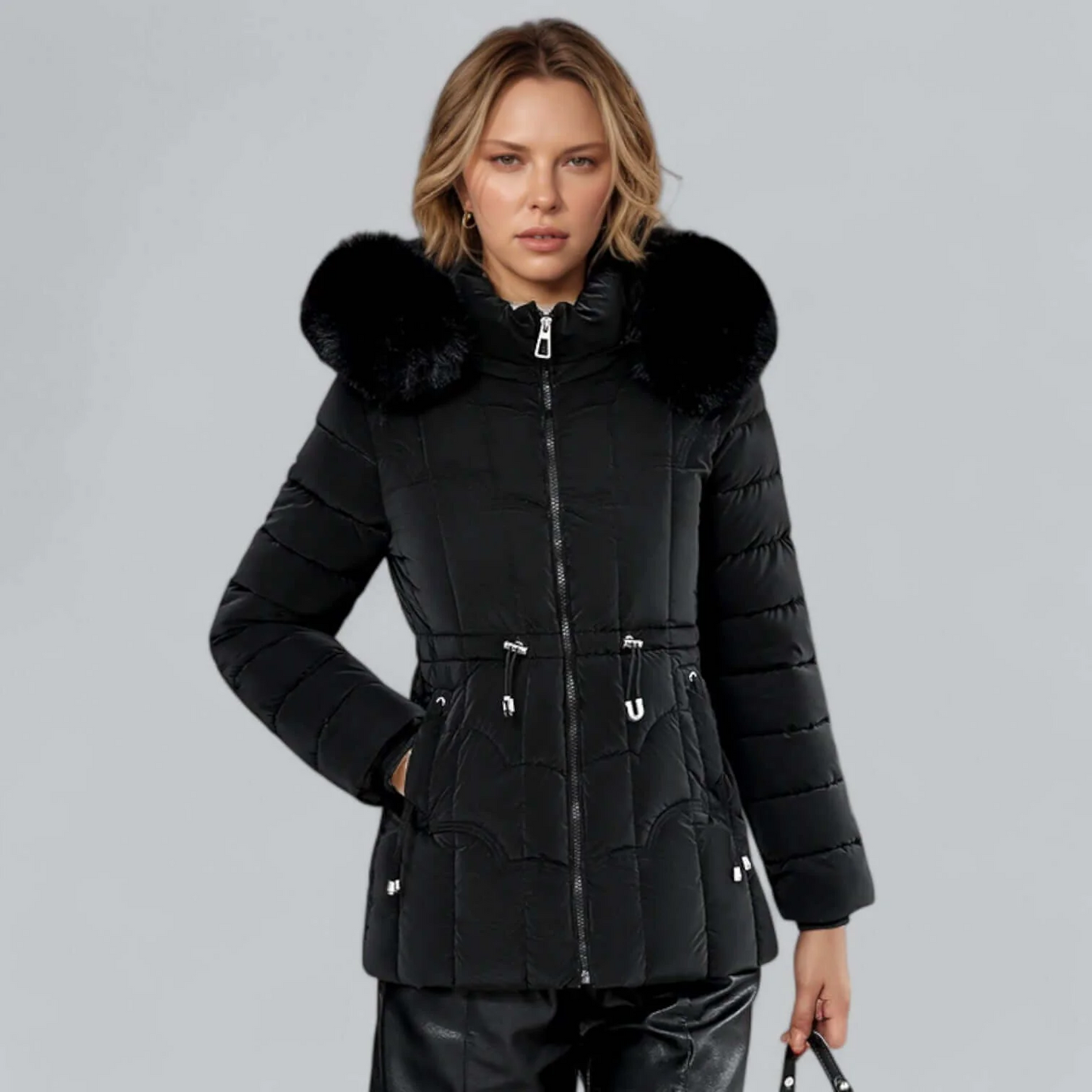 Women's Parka Coat Warm Insulated Hooded