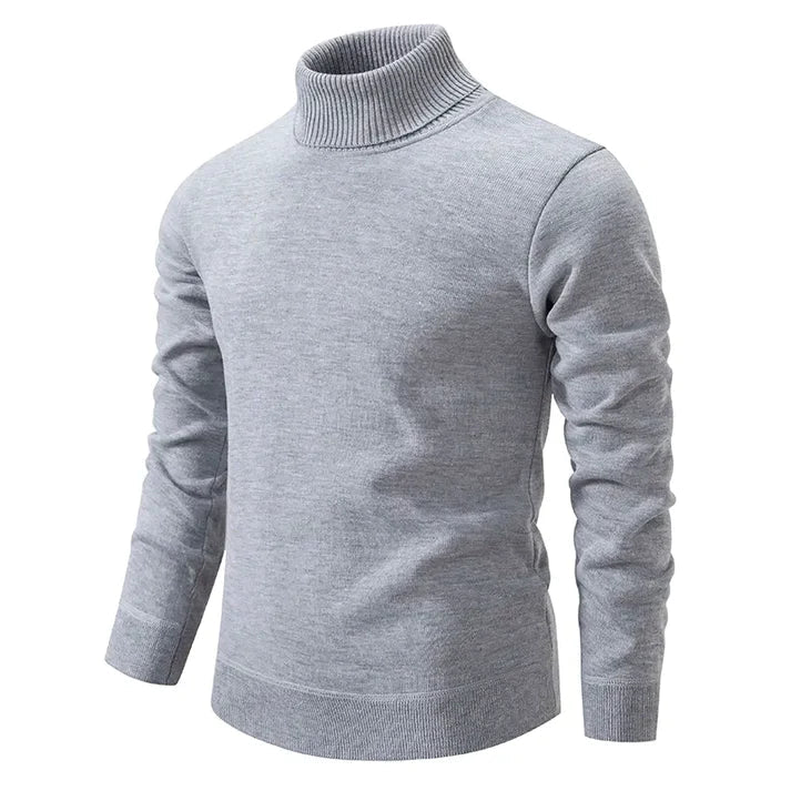 Lucciano - Men's Modern Style Turtleneck Sweater