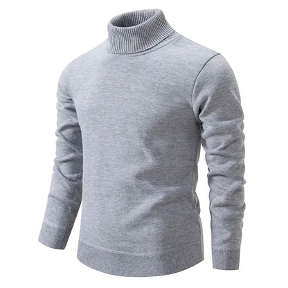 Lucciano - Men's Modern Style Turtleneck Sweater