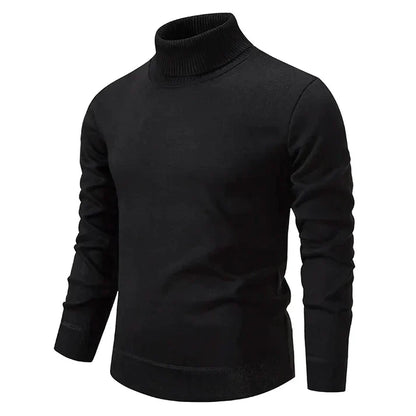 Lucciano - Men's Modern Style Turtleneck Sweater